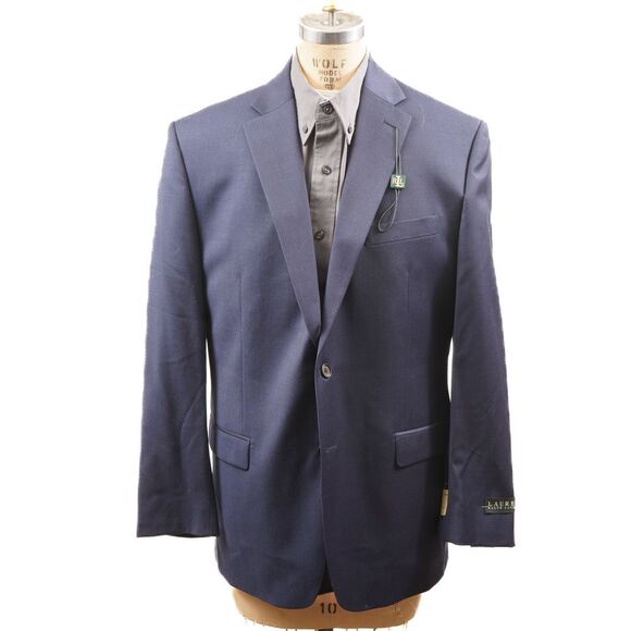 Polo Ralph Lauren Blue 100% Wool Jacket Size 40R - Picture 1 of 16
